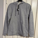 Adidas  woman’s fleece hoodie size small in gray nwt Photo 0