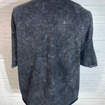 Friends TV show black acid wash crop top size L Photo 3