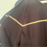 Norton Mcnaughton L Black and Cream striped Cardigan Shirt Set Photo 3