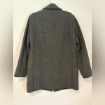J.Crew  Women’s Wool Blend Peacoat Gray Classic Winter Jacket - Size Small Photo 2