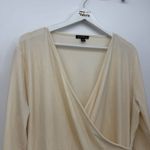 J.Crew  Mercantile Pale Yellow Velvet Long Sleeve Top Size XXL Photo 1