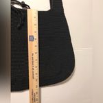Black hobo woven crochet shoulder bag Photo 5