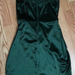 Windsor Emerald Green Satin Dress Photo 3