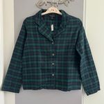 Banana Republic Factory Flannel Pajama Top size S Photo 6