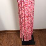 Erika  Pink Floral Maxi Slip Dress Y2K Orange Photo 2