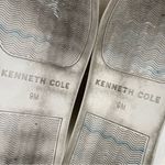 Kenneth Cole Leather Sneakers White Embellished Tree Flamingo Sun Patches Size 9 Photo 7