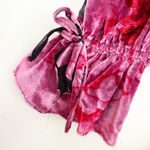 Anthropologie  X Hutch Marisol Midi Wrap Dress Floral Pink Velvet Black Photo 9