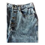 Vintage 80's Essentials Sport Acid Wash high rise Mom Button Fly jeans size 10 Blue Photo 3