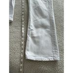 ZARA  Straight Leg High Rise White Denim Jeans Women's Size 10 Photo 7