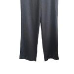 Chico's Women Pants 8 Smokey Gray Straight Leg Pin Stripe Dot Classic Officewear Photo 4