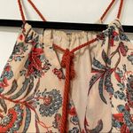 BB Dakota Alissa Beige & Orange Floral Swing Dress Women S Nordstrom Boho Fringe Photo 9