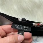 Topshop  Velvet Floral Wrap Mini Skirt Photo 3