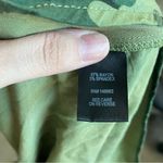 Torrid  Green Camo Challis Zip Front shirt Dress Photo 8