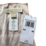 Michael Kors Powder Blush Logo Monogram Square Scarf Wrap Pink Beige OS NWT Photo 3
