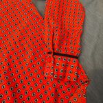 Keds Red Patterned Button Up Shirt Photo 2