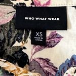 Who What Wear Puff Sleeve Floral Button Front Dress XS Belted Pockets Size XS/S Photo 14