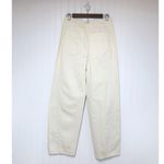 Apiece Apart Meridian Straight Leg Jeans High Waist Ecru Cream Size 28 Photo 3