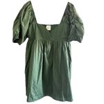 Tuckernuck Hyacinth House Emerald Sasha Mini Dress Smocked Puff Sleeve L Green Size L Photo 5