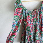 RIXO Roxy Hibiscus Floral Mini Dress Sz 2 Pink Photo 3