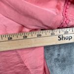 Spense Coral Pink Satin Pleated Blouse L NWT Cottagecore Romantic Coquette Satin Size L Photo 8