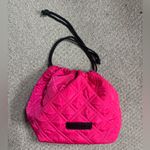 New Lancôme Pink Quilted Women's makeup jewelry Bag Photo 0