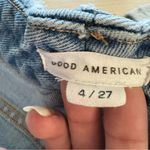 Good American Good Boy Jeans Split Hem Straight Leg Size 4/27 Photo 4