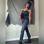 J.Crew Black Billie Demi Star Knee Boot Crop Jeans Size 27 Photo 2