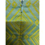 Annabella Cocktail Dress Juniors' Size L Neon Green Blue Geometric Print Size L Photo 4