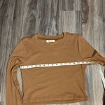 Madewell  Tan Long Sleeve Women's Top Photo 7