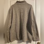 Teddy the Dog Gray Grey 1/4 Zip Long Sleeve Sweater Size XXL Photo 1