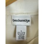 Breckenridge Women’s Embroidered Cotton Long Sleeve Top White Size M Photo 7