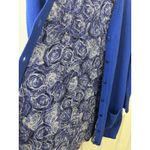 Roberto Cavalli Class by  Blue Wool Silk Inset Buttoned Cardigan M Size 10 Photo 6