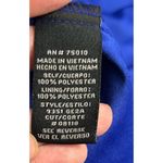 City Triangles  L Blue Chiffon Maxi Dress Strapless Cocktail Wedding Guest Party Photo 9