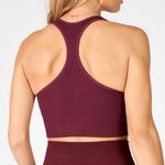 Fabletics Port Wine Kingsley Front Knot Seamless Bra Photo 1