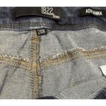 1822 Denim  Adrianna Skinny Women's Size‎ 24W Mid-Rise Dark Wash Distressed Jeans Photo 5