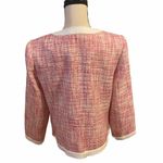 Karl Lagerfeld  pink tweed blazer size 12. Photo 2
