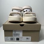 Dolce Vita Debra Ivory Suede Leather Platform Sandals Tan Size 9.5 Photo 6