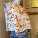 Guess Floral Vintage Rose Garden Sleeveless Top XS Photo 1