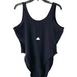 Adidas  Black Rib Black Bodysuit NWTS size Large Photo 3