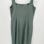 Show Me Your Mumu  Eden Green Grey Square Neck Midi Dress Size XL Wedding Party Photo 1