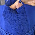 LULUS Blue Mini Dress w/ Crochet Trim Size XS Photo 7