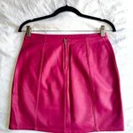 Forever 21  pink leather skirt Photo 1