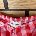 Day + Moon Pink And‎ Red Plaid Romper Size Large Photo 10