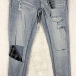 Dollhouse Light Wash Distressed Skinny Jeans NWT 28 Photo 1