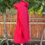 Kristen Blake Red Waterproof Hooded Parka size M Size M Photo 2
