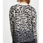 360 Cashmere  Lauren Leopard Print OVERSIZED Ombré Sweater Fits like S/M Photo 5