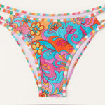 Cupshe Woman’s  Women's Boho Wavy Cutout Bikini Bottoms Photo 0