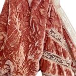 Free People NWT Yours Truly Mauve Crushed Velvet Cropped Peplum Top Size Small Photo 4