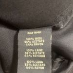 Rozae Nichols Bolero Jacket Cropped Retro Style Shiny Black Exaggerated Collar Size 4P Photo 10