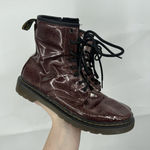 Dr. Martens 1460 Glitter Patent Leather Combat Boot Women 7 Brown Unisex Men 6 Photo 0